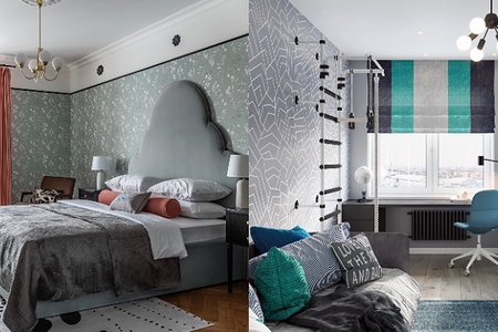 Шторы к серым обоям: важные правила сочетания и идеи для разных комнат (73 фото)