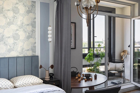 Нежные цвета и одуванчики: красивая и функциональная однушка 31 кв. м в Санкт-Петербурге 