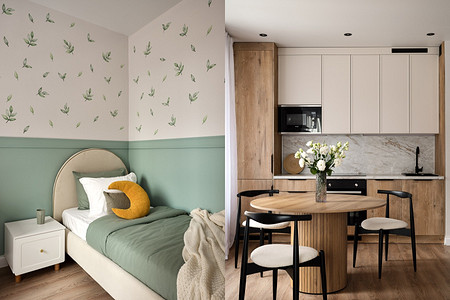 Сохранили отделку от ПИК и создали очень крутой интерьер недорого: двушка 59 кв. м для семьи с ребенком