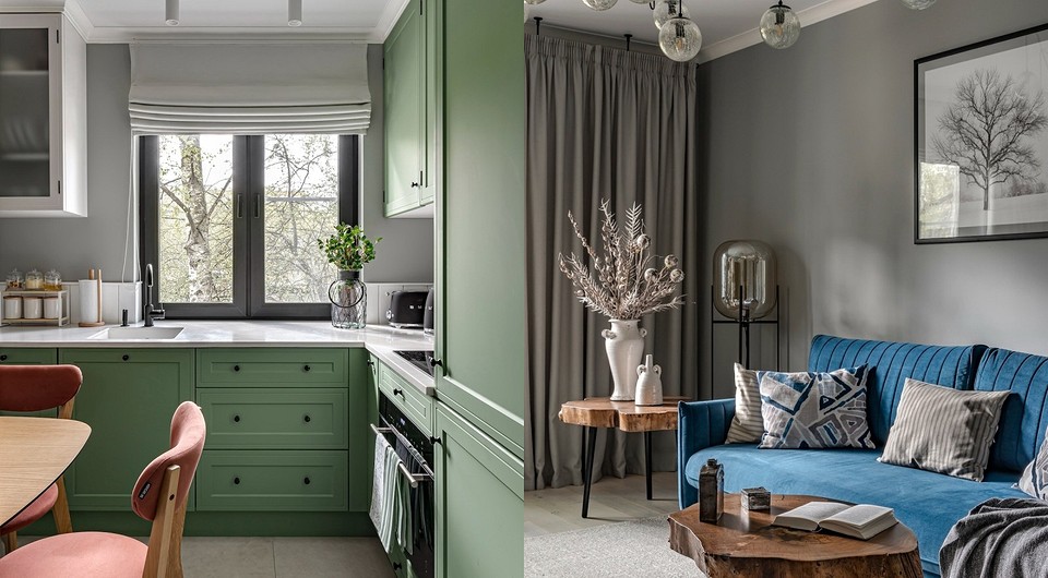 Получилось необычно! Трешка 62 кв. м в типовой панельке для семьи с ребенком (фото до и после)