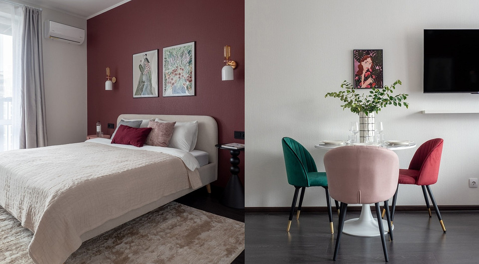 Этот цвет не оставит равнодушным! Студия 26 кв. м в Санкт-Петербурге Этот цвет не оставит равнодушным! Студия 26 кв. м в Санкт-Петербурге