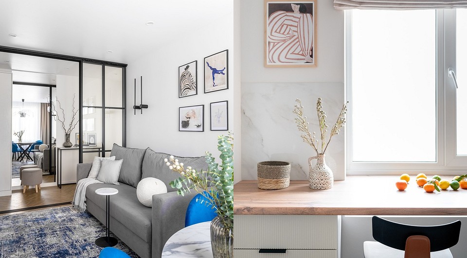 Как дизайнер переделала старую трешку в доме 1970 года за 3 месяца? Квартира 59 кв. м