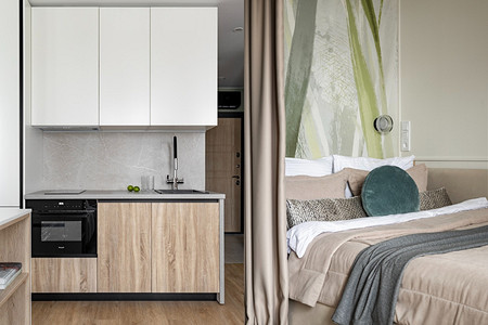 Планировали сдавать, но оставили для дочери: уютная студия 27 кв. м