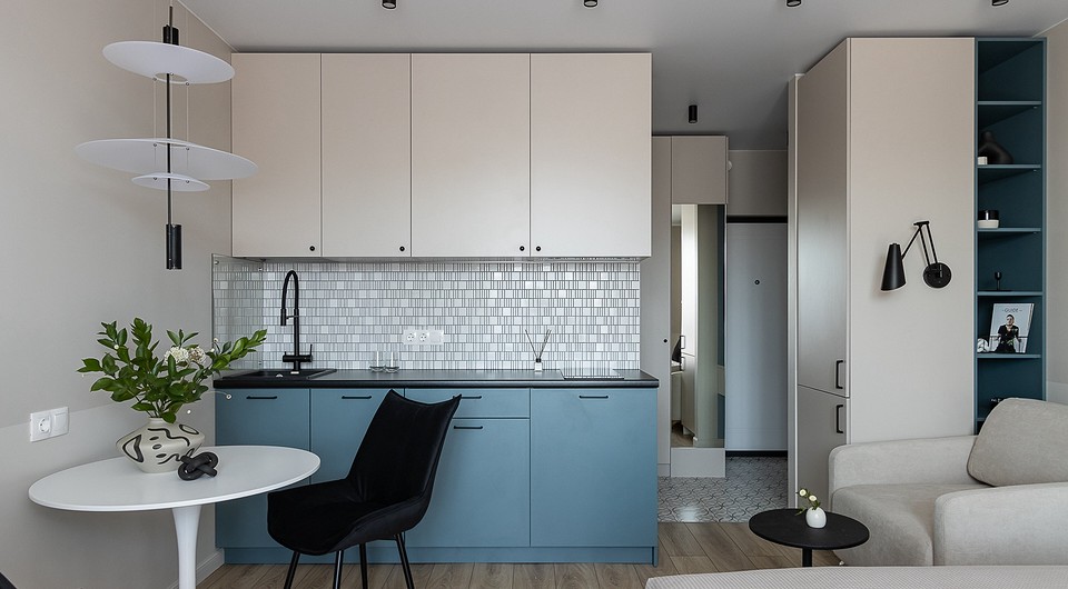 Уютные 26 кв. м: студия в Санкт-Петербурге на троих гостей