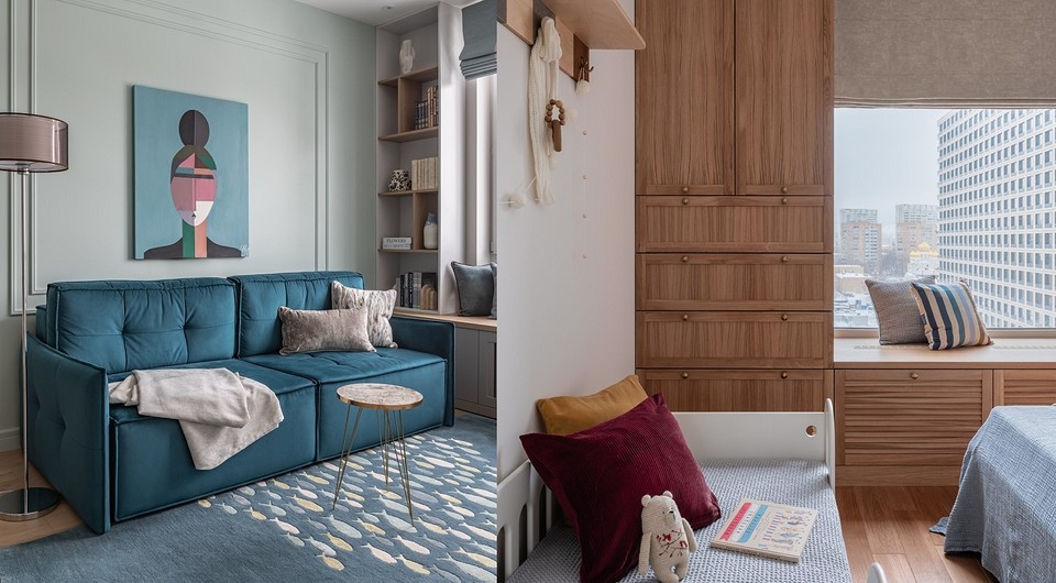 Чем занять стену у окна: 5 дизайнерских решений со шкафами