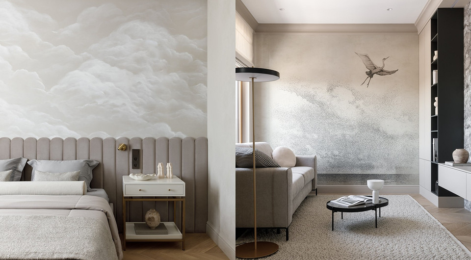 «Эта история — о счастливой жизни»: уютная светлая квартира 75 кв. м с потрясающей отделкой