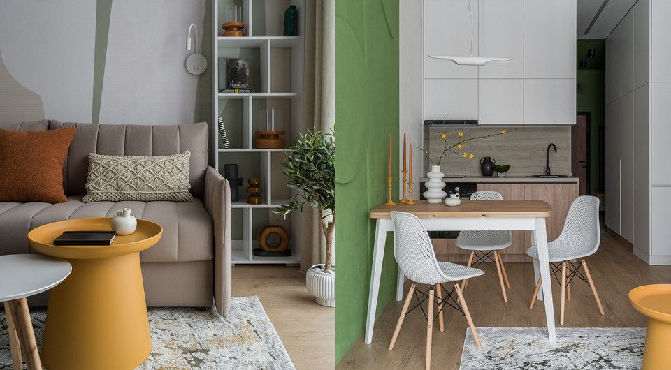 В такой квартире хочется задержаться: студия 33 кв. м у моря в Дагомысе