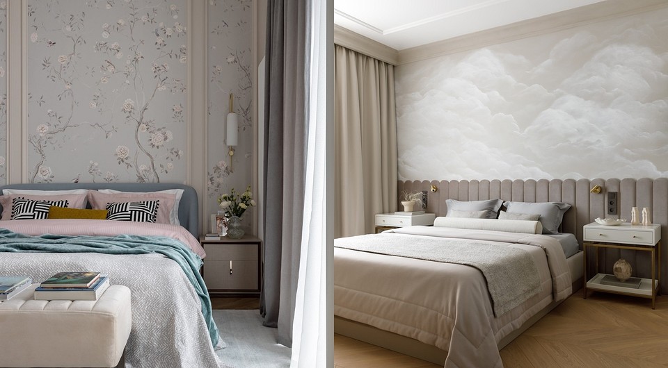 6 красивых и нежных обоев для спальни, которые выбрали дизайнеры 6 красивых и нежных обоев для спальни, которые выбрали дизайнеры