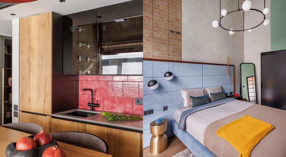 Как из 70 кв. м сделали почти 100: яркая квартира для мамы и дочери