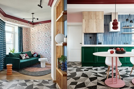 «Хотим яркий и цветной интерьер»: как дизайнер оформила квартиру 68 кв. м для семьи с двумя дочками