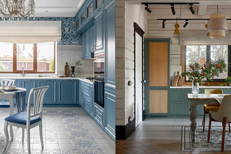 Дизайн кухни в частном доме: варианты планировки и подходящие стили (73 фото)