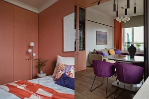 В такой квартире хочется жить! Яркая трешка 68 кв. м для семьи с ребенком