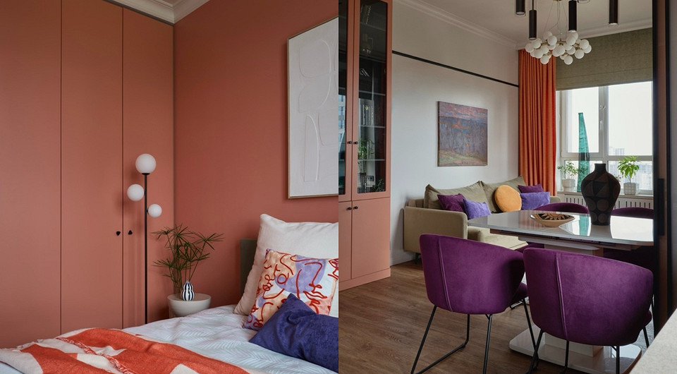 В такой квартире хочется жить! Яркая трешка 68 кв. м для семьи с ребенком