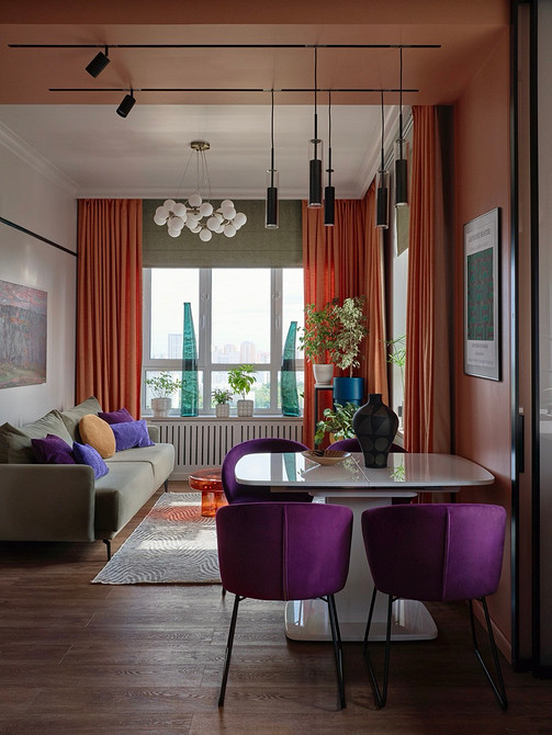 В такой квартире хочется жить! Яркая трешка 68 кв. м для семьи с ребенком