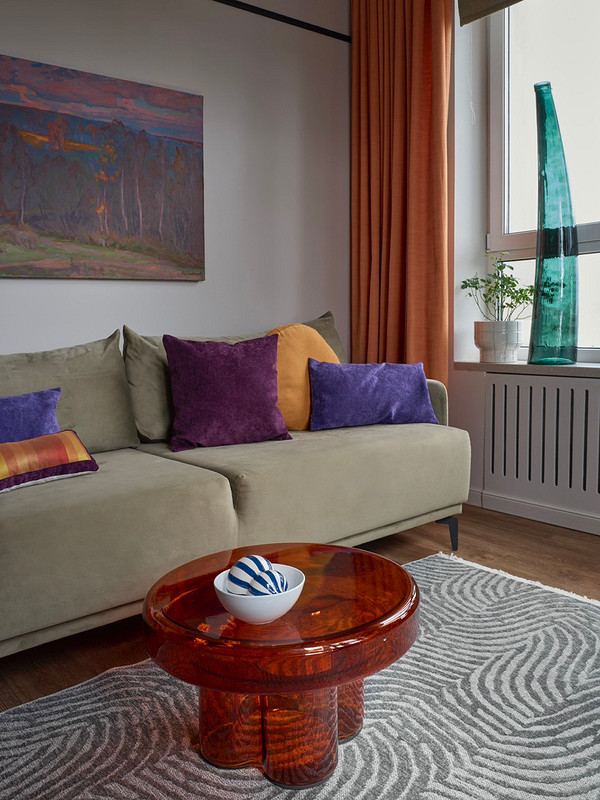 В такой квартире хочется жить! Яркая трешка 68 кв. м для семьи с ребенком