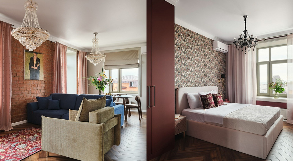 Это потрясающе! Квартира 70 кв. м в Тобольске с эффектным интерьером