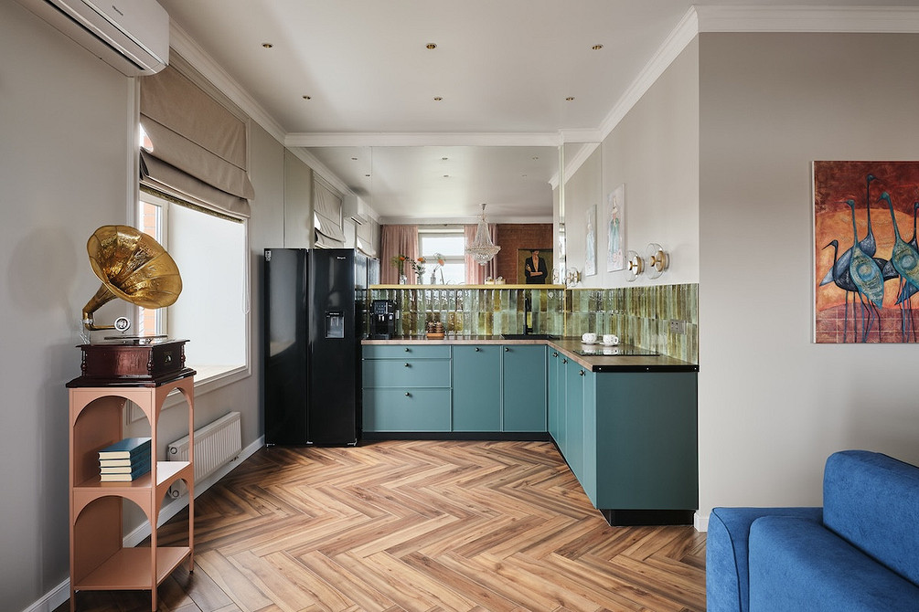 Это потрясающе! Квартира 70 кв. м в Тобольске с эффектным интерьером