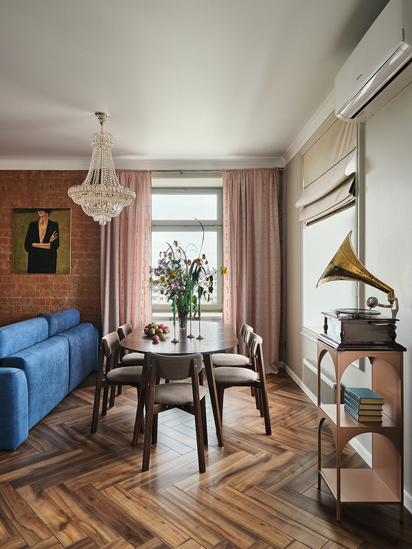 Это потрясающе! Квартира 70 кв. м в Тобольске с эффектным интерьером