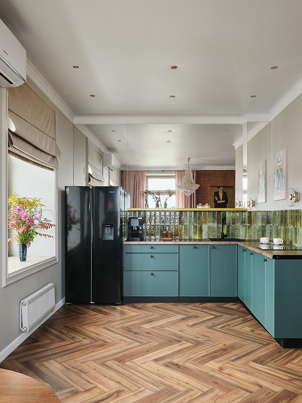 Это потрясающе! Квартира 70 кв. м в Тобольске с эффектным интерьером