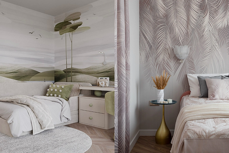 Обои-2026: тренды, советы по выбору материала и цвета (70 фото)