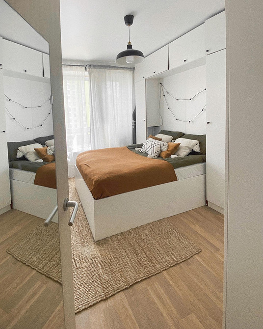 Дизайн спальни 11 кв. м: 3 варианта планировки и идеи оформления (57 фото)