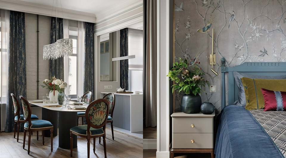 С любовью к родному городу: великолепный интерьер квартиры 98 кв. м в доме 1900 года 