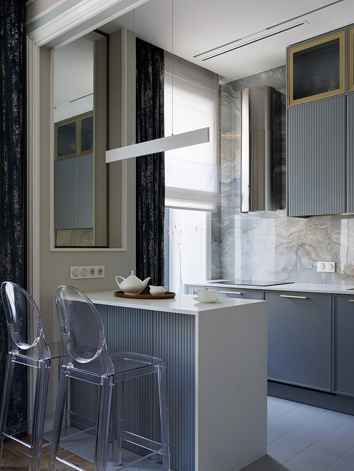 С любовью к родному городу: великолепный интерьер квартиры 98 кв. м в доме 1900 года 