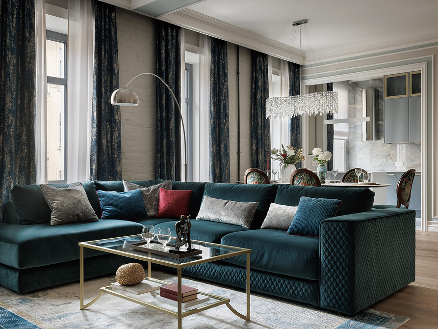 С любовью к родному городу: великолепный интерьер квартиры 98 кв. м в доме 1900 года 