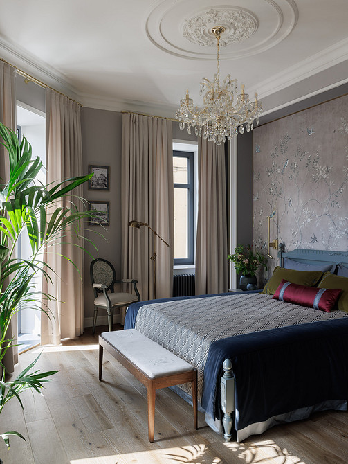 С любовью к родному городу: великолепный интерьер квартиры 98 кв. м в доме 1900 года 