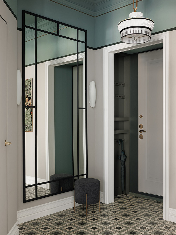 С любовью к родному городу: великолепный интерьер квартиры 98 кв. м в доме 1900 года 