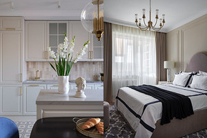 Трешка для многодетной семьи: элегантный и практичный интерьер квартиры 105 кв. м