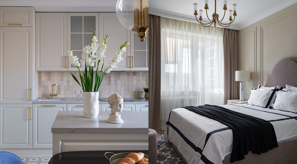 Трешка для многодетной семьи: элегантный и практичный интерьер квартиры 105 кв. м