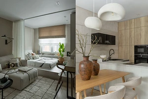 Интерьер для брата: квартира 41 кв. м, которую дизайнер продумала до мелочей