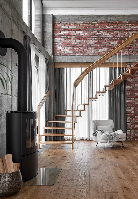 Кирпичная стена в интерьере: варианты применения, подходящие стили и 63 фото