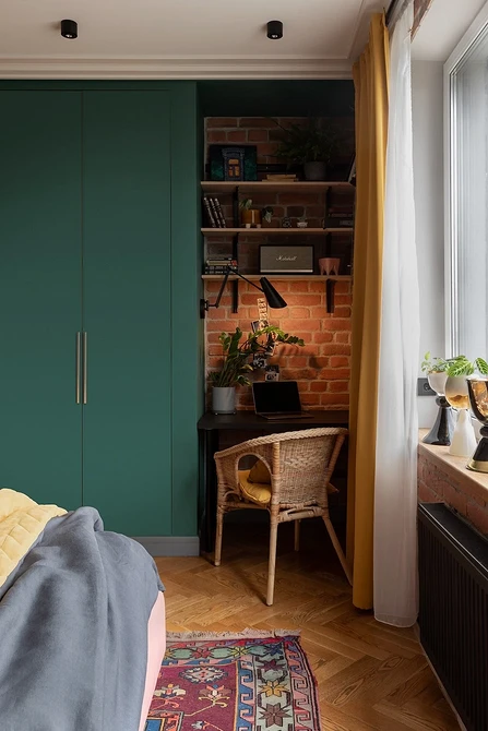 Кирпичная стена в интерьере: варианты применения, подходящие стили и 63 фото