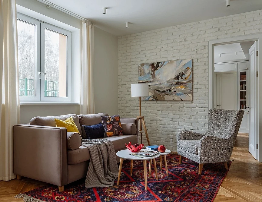 Кирпичная стена в интерьере: варианты применения, подходящие стили и 63 фото