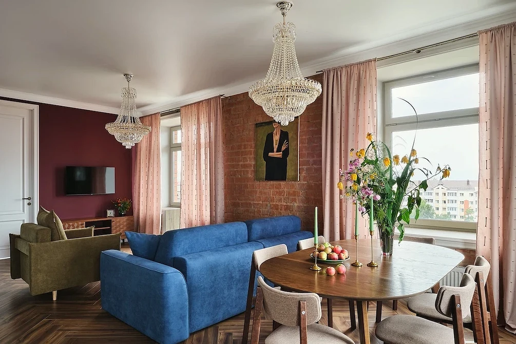 Кирпичная стена в интерьере: варианты применения, подходящие стили и 63 фото