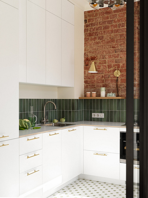 Кирпичная стена в интерьере: варианты применения, подходящие стили и 63 фото