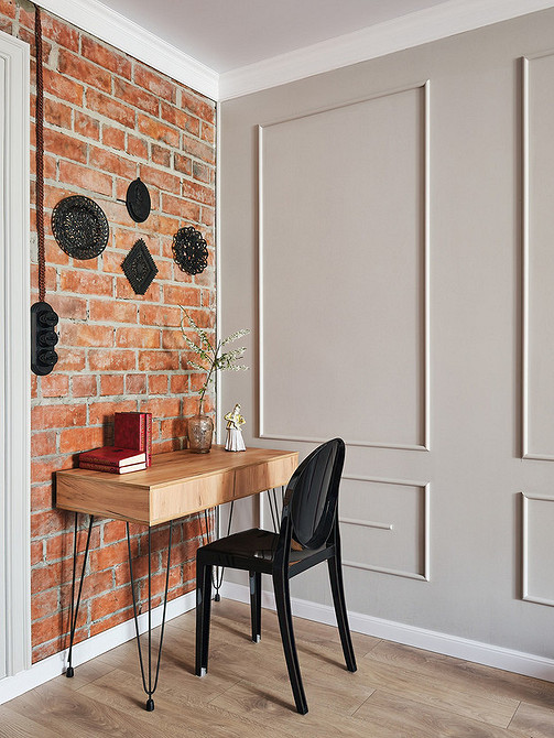 Кирпичная стена в интерьере: варианты применения, подходящие стили и 63 фото