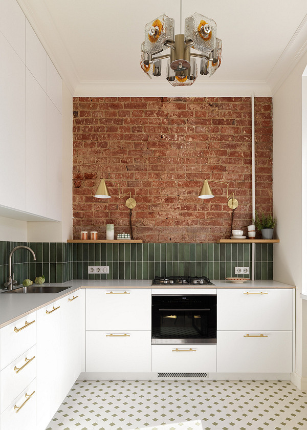 Кирпичная стена в интерьере: варианты применения, подходящие стили и 63 фото