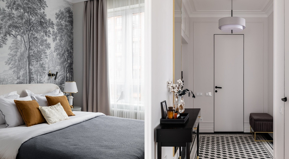 Французская классика в Москве: элегантные и продуманные 69 кв. м