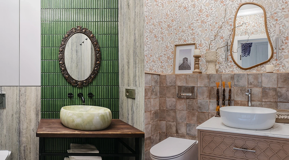 Какое зеркало выбрать для ванной? 7 идей, которые мы нашли у дизайнеров