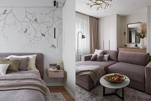 В подарок маме: чудесный интерьер 59 кв. м с заботой о родном человеке (фото квартиры до и после)