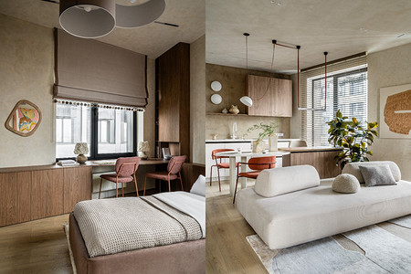 Интерьер как семейная книга: теплая и невероятно уютная квартира 54 кв. м