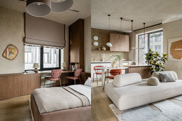 Интерьер как семейная книга: теплая и невероятно уютная квартира 54 кв. м