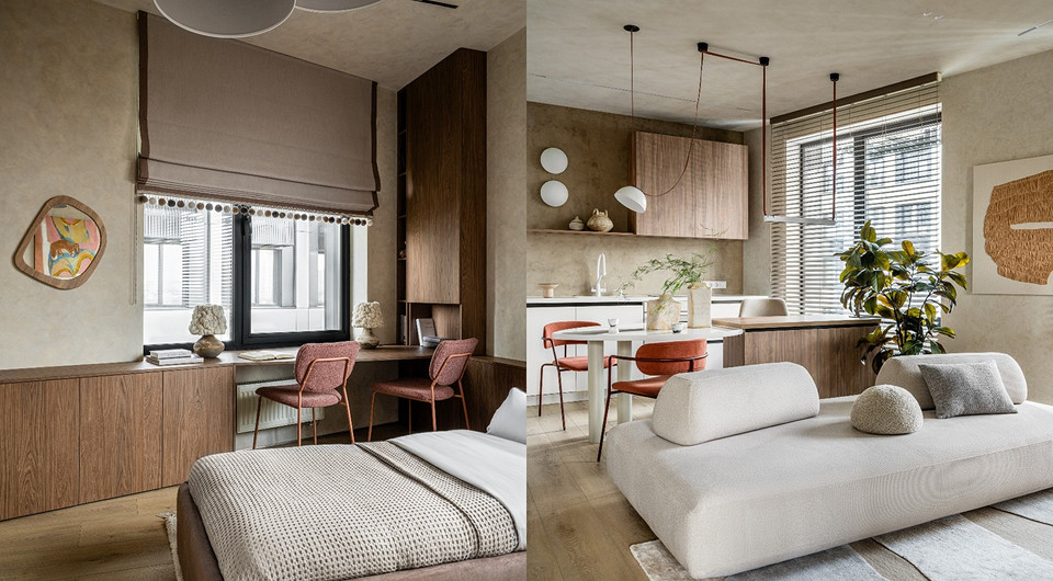 Интерьер как семейная книга: теплая и невероятно уютная квартира 54 кв. м