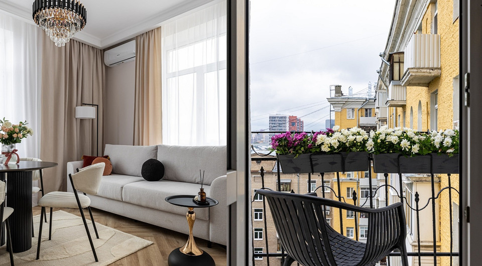 Это фантастика! Переделали двушку 50 кв. м в сталинке в центре Москвы (фото до и после вас удивят)