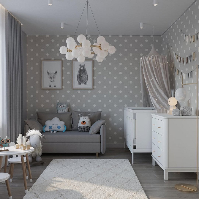 Детская в серых цветах: варианты оформления, лучшие сочетания и 50 вдохновляющих фото