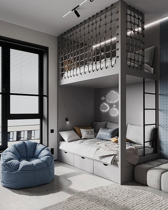 Детская в серых цветах: варианты оформления, лучшие сочетания и 50 вдохновляющих фото