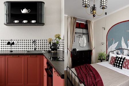 Такой квартиры под сдачу вы еще не видели! Необычная однушка 37 кв. м с яркими решениями